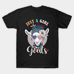 Just A Girl Who Loves Goats T-Shirt